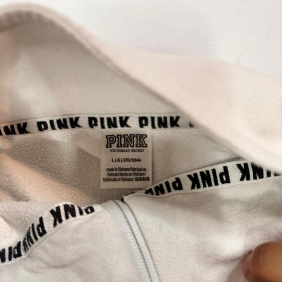 Victoria’s Secret PINK Vintage Quarter Zip Jacket Size Large - Picture 3 of 4
